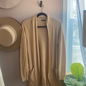 Staccato camel long cardigan.